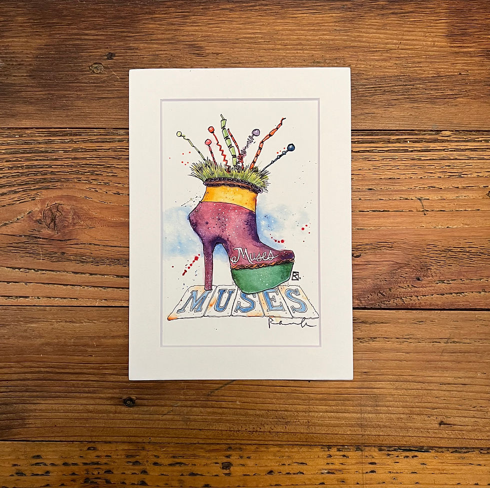 Thumbnail: Krewe of Muses Shoe prints