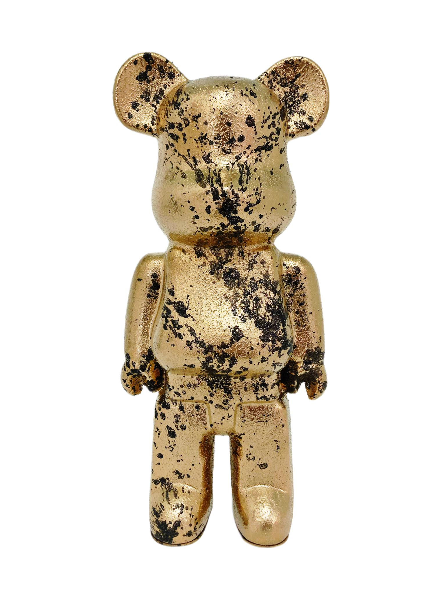 Ceramic gold hand painted hypebear