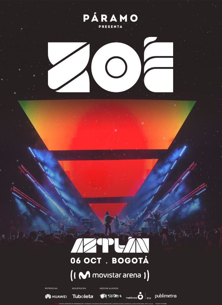 Zoé en Bogotá 2018