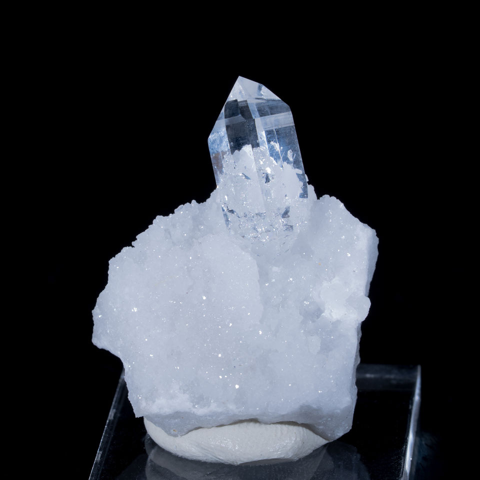 Quarz auf Marmor aus Carrara Italien