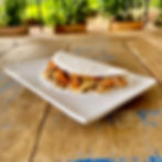 Tapioca com carne seca