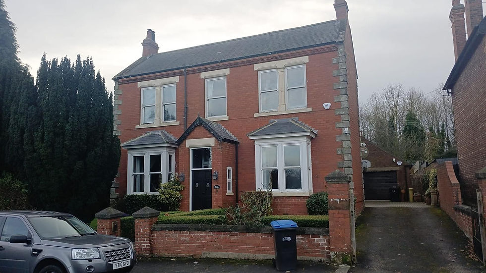 A home with a new roof