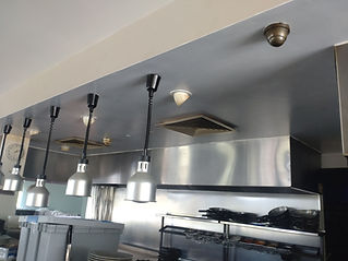 Newly decorated commercial kitchen