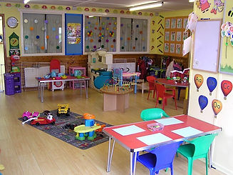 Tables in a nursery