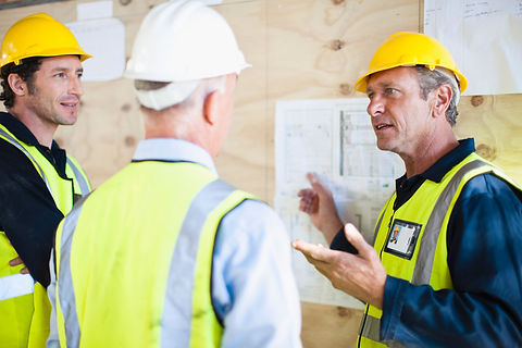 Workmen on site
