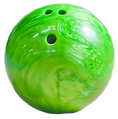 Green bowling ball