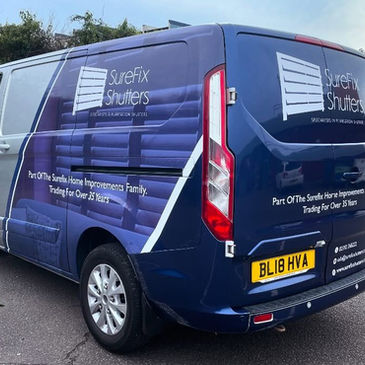 SureFix Shutters van rear doors