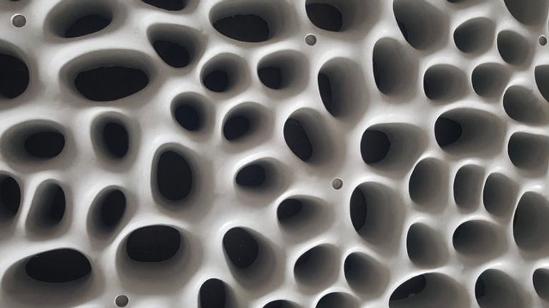 Poured concrete design