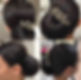 A formal hairstyle from four angles