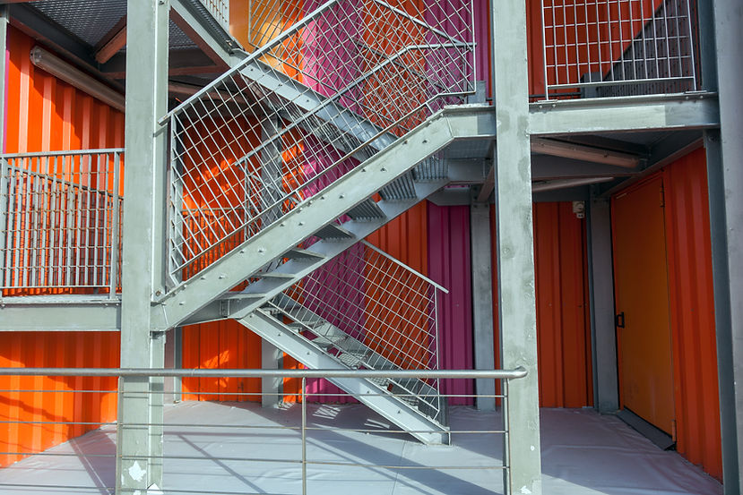 Multi-level fire escape