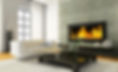 Gas fire in a front room
