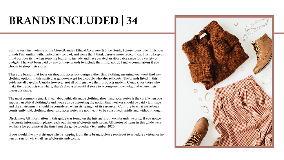 Thumbnail: Ethical Accessory & Shoe Guide: Canadian Edition, Volume 1