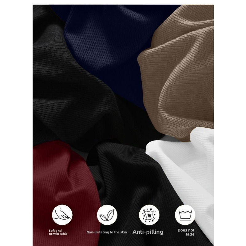 Thumbnail: The Essential V — Ribbed Slim-Fit V-Neck Tee
