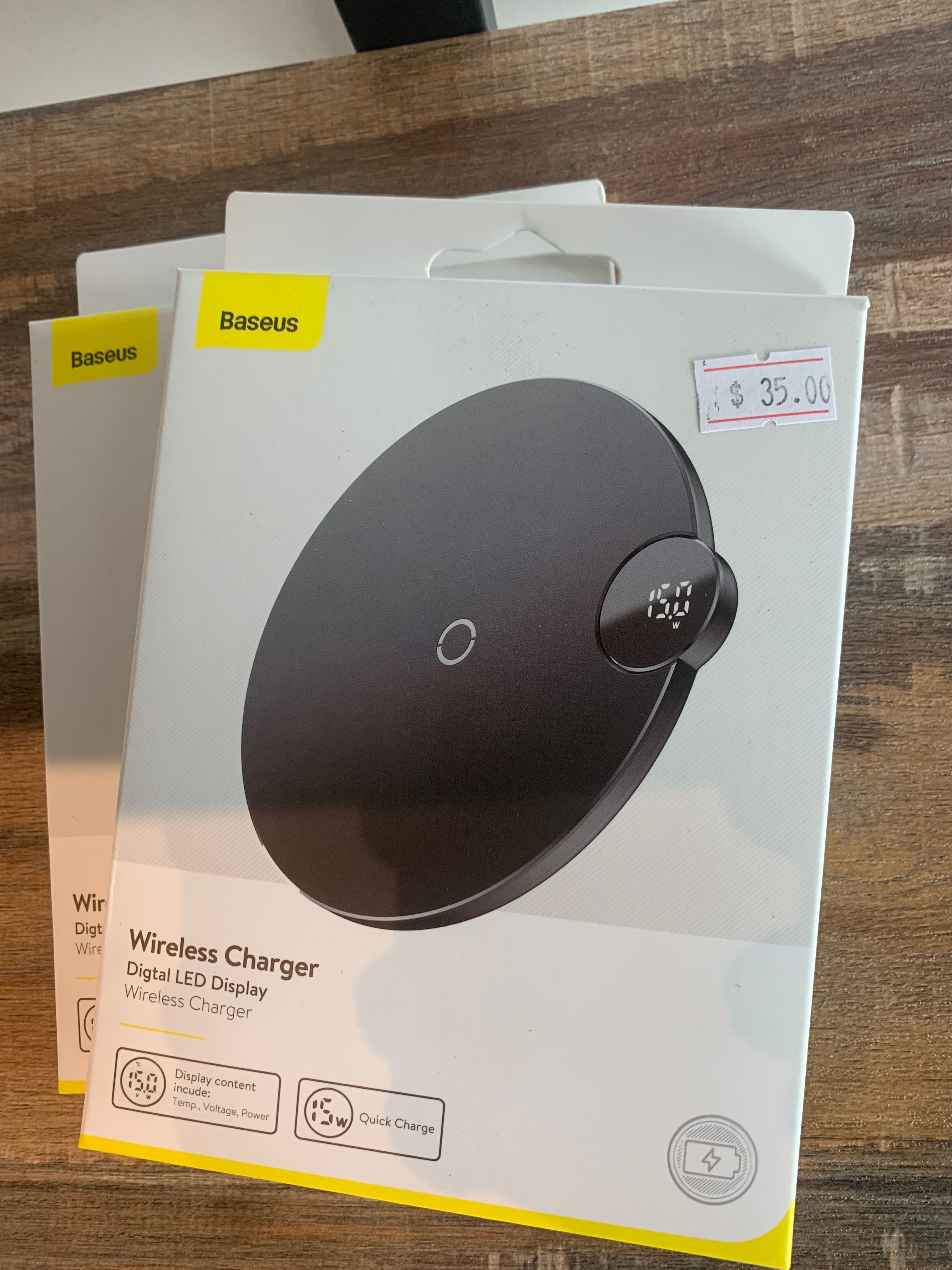 LED Display Wireless Charging Pad