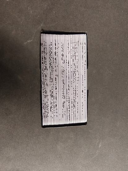 Shuffled Chaindeck with two sets of false markings, side 4.