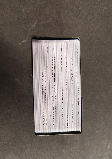 One of the three non-empty sides of the shuffled Chaindeck.