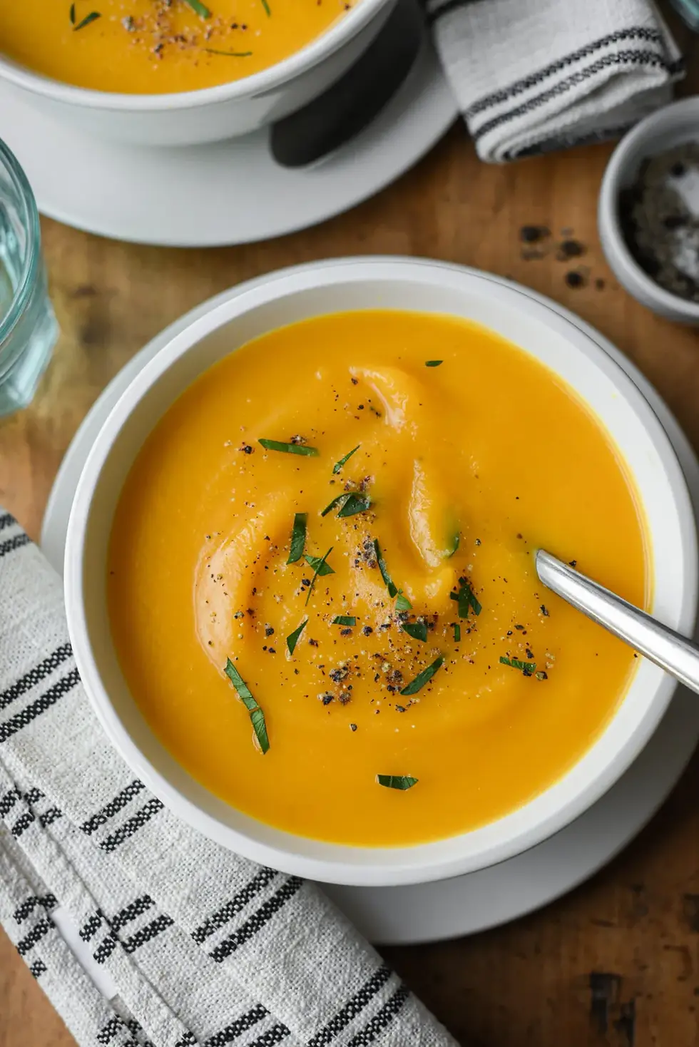 Roasted Butternut Squash Soup with Turmeric & Sage: Cozy Fall Recipe