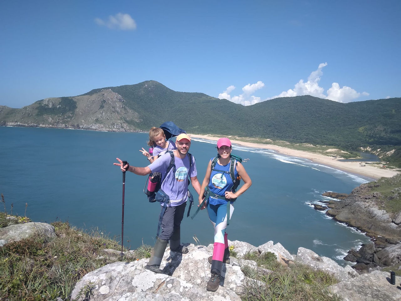 Visual da Praia da Lagoinha a partir da trilha que vem do Matadeiro