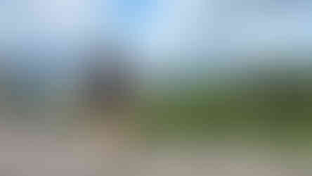 Mulher apreciando a vista no alto do Morro São José, Guabiruba