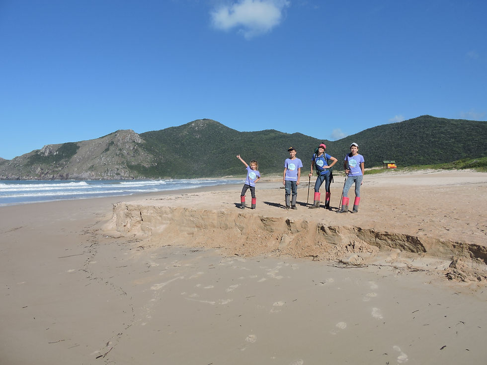 View of Crown Hill from Lagoinha do Leste beach.