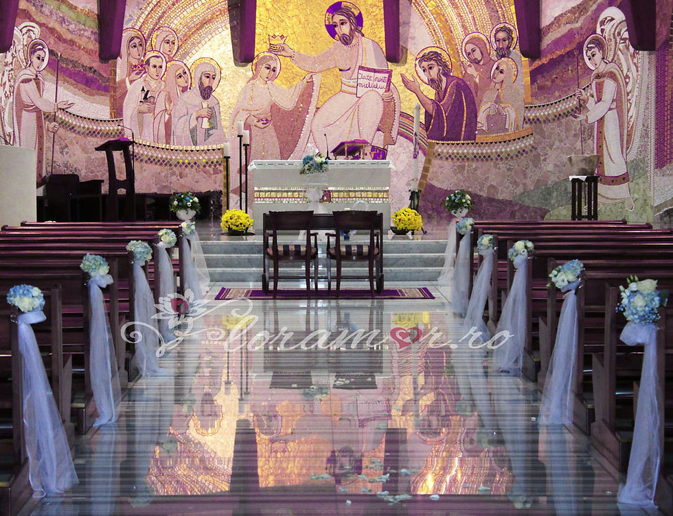 aranjamente florale biserica decor flori nunta
