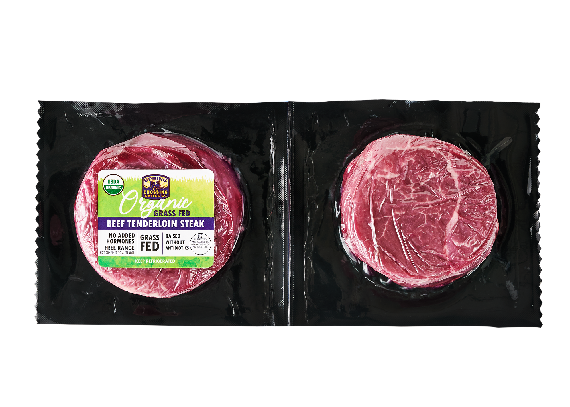 Organic Grass Fed Beef Tenderloin Steak