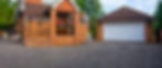 An English house with a well-maintained driveway