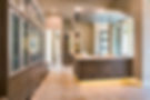 A beautiful custom, modern master bathroom with vanity and wardrobes