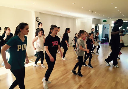 dancers in class