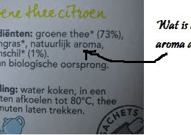 This is why I search for good tea suppliers and shops: healthy ingredients of my tea