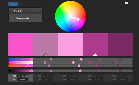 Kuler Emotions- Color Swatch