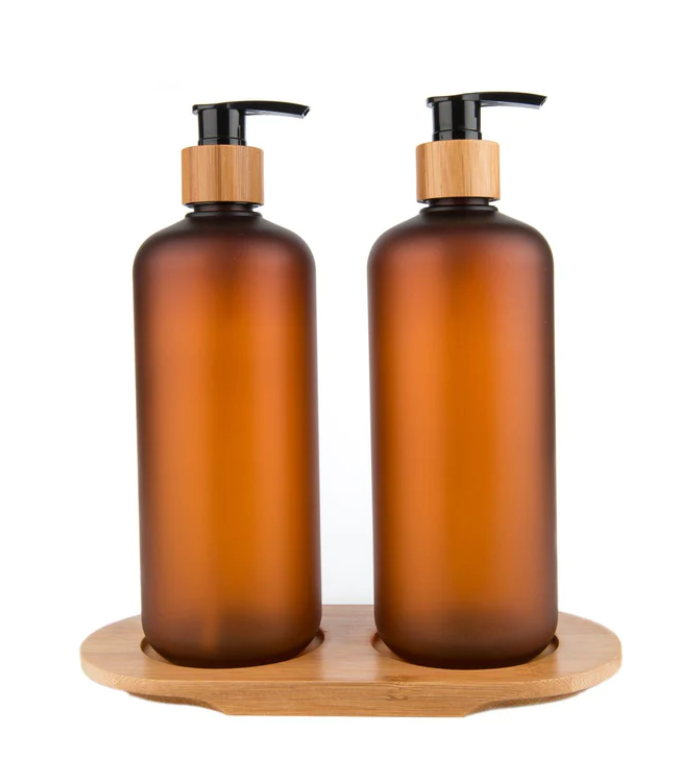 Thumbnail: Refillable Bottles - Bamboo pump