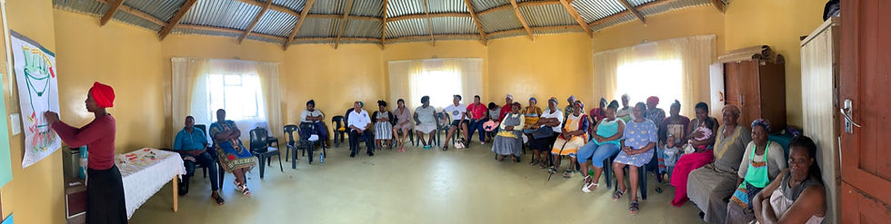 Savings Group meeting introduction to Li