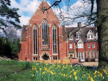 Exterior of grade 2 listed Victorian chapel converted into apartments in Haywards Heath