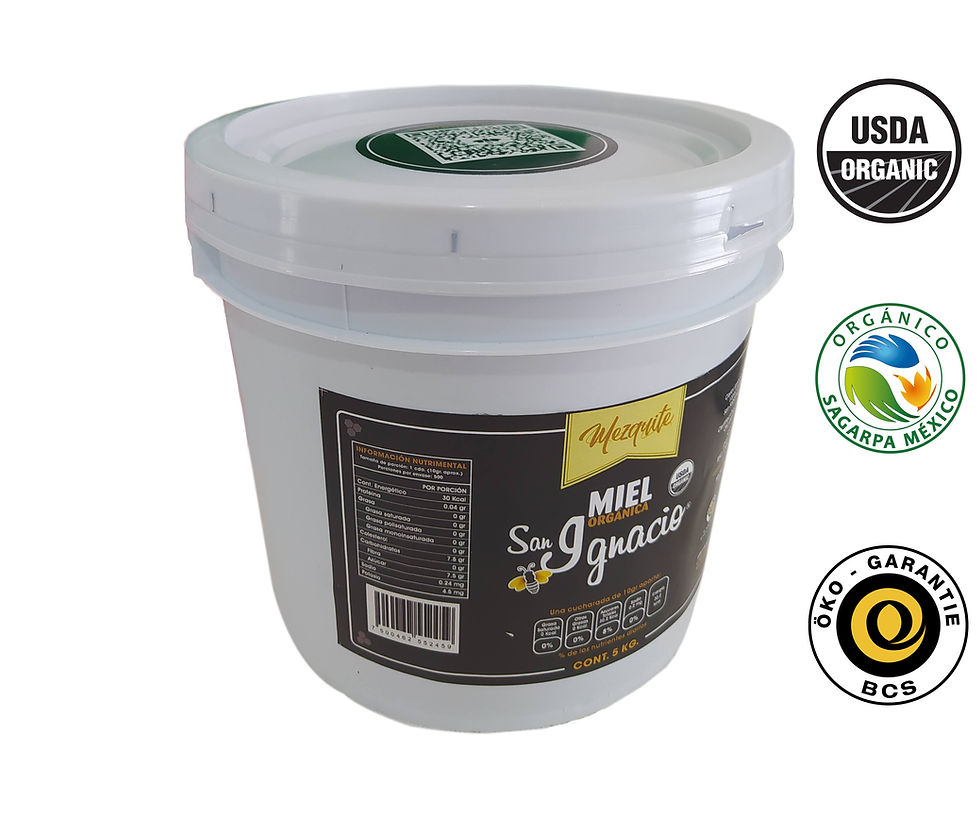 Thumbnail: MEZQUITE Honey Bucket San Ignacio 5 kg (11 oz)