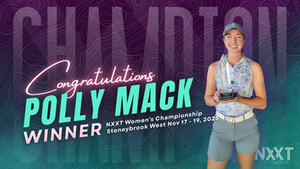 POLLY MACK CLAIMS FIRST PROFESSIONAL VICTORY IN DRAMATIC THREE-WAY PLAYOFF AT THE NXXT WOMEN’S CHAMPIONSHIP