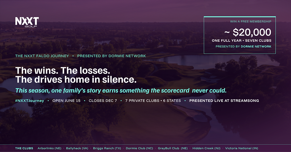 NXXT Golf Partners with Dormie Network to Launch Campaign Celebrating the Journey of Junior Golf