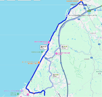 ゆいま〜る淡路へのマップ