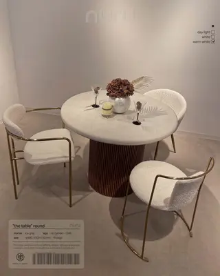 the table