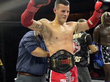 Post Fight Interview: Colin Robinson claims inaugural Cage Titans Muay Thai gold