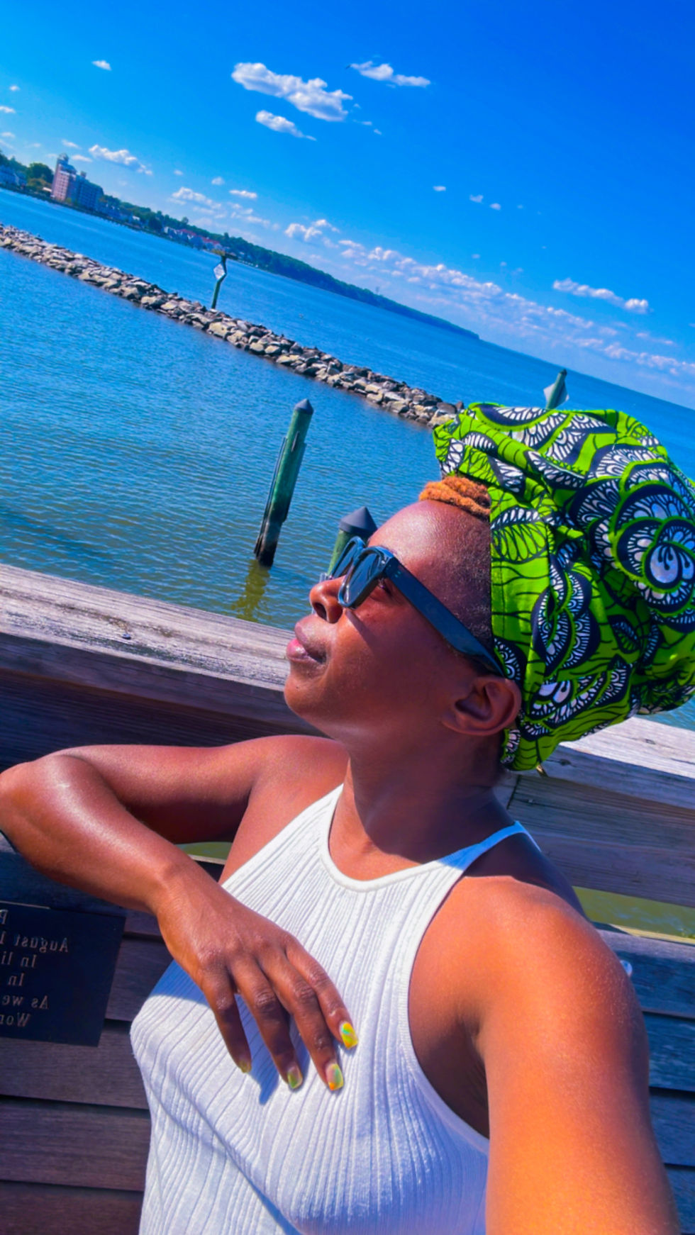 Rosa Headwrap -Majani