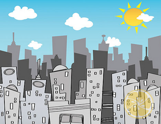 Superhero Cityscape