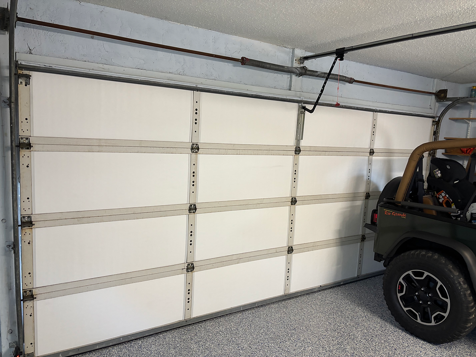 Insulated 16x7 Garage Door