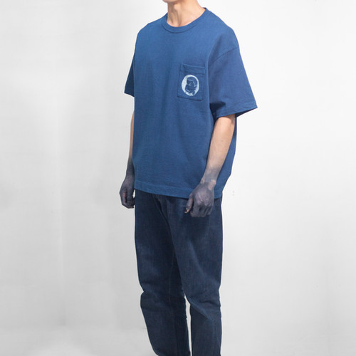 タグなし新品matohu☆本藍染Tシャツ トップス BUAISOU. buaisou Tシャツ 藍染