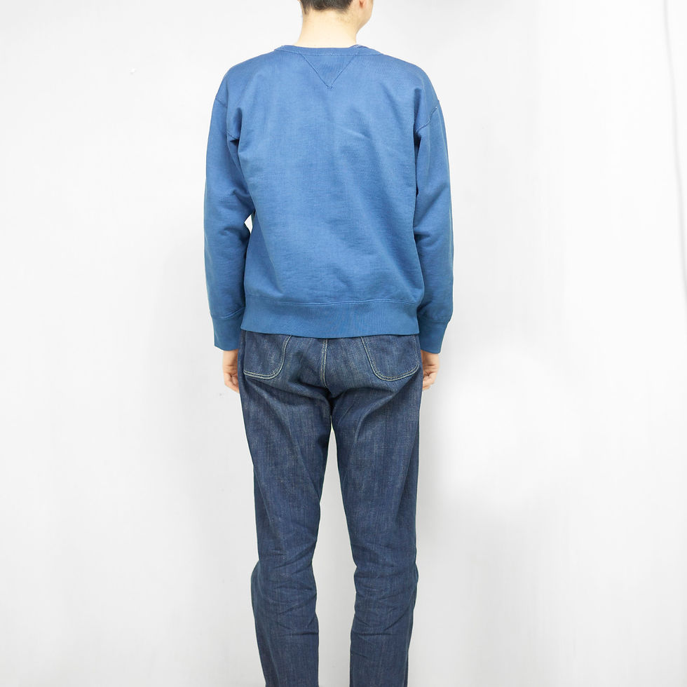 Thumbnail: Heavyweight sweatshirt light indigo