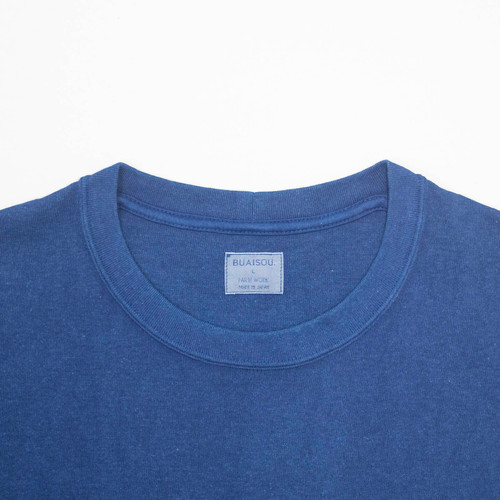 BUAISOU × FIRM WIDE ダークブルー Tシャツ