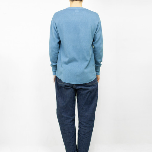 Thermal long sleeve light indigo | buaisou