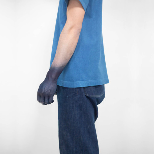 BUAISOU × FIRM WIDE ダークブルー Tシャツ BUAISOU × FIRM WIDE ダークブルー Tシャツ