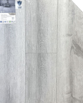 Waterproof 8.5mm SPC flooring in Baikal color with HD EIR texture, micro-bevel edges, and Super Scratch and Stain Shield finish.