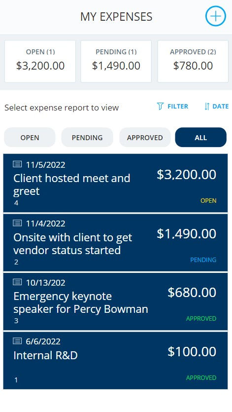 Power Apps Expense Management App